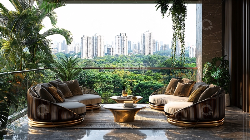 高清大图下载【趣麦麦图】阳台景观