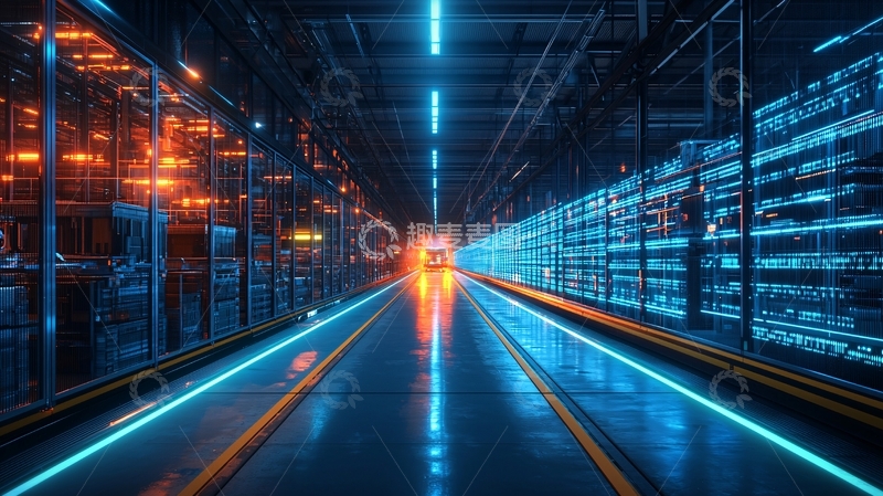 高清大图下载【趣麦麦图】未来科技感数据中心
