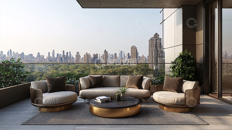 高清大图下载【趣麦麦图】阳台景观