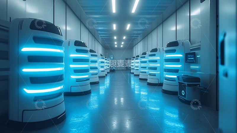 高清大图下载【趣麦麦图】未来科技感机器人