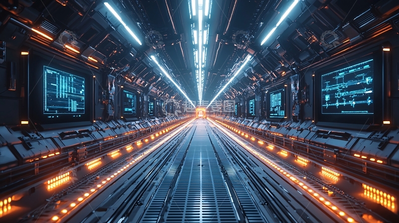 高清大图下载【趣麦麦图】科幻未来感通道