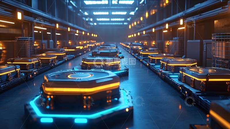 高清大图下载【趣麦麦图】未来科技感仓库