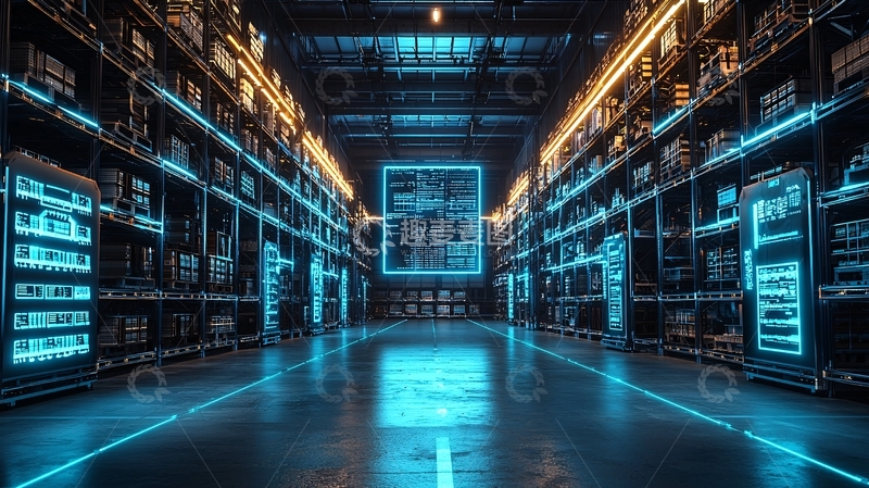 高清大图下载【趣麦麦图】未来科技感仓库