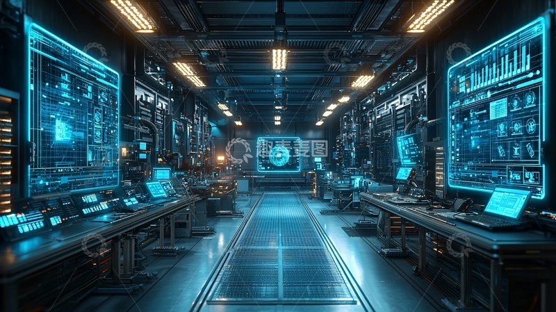 高清大图下载【趣麦麦图】未来科技实验室