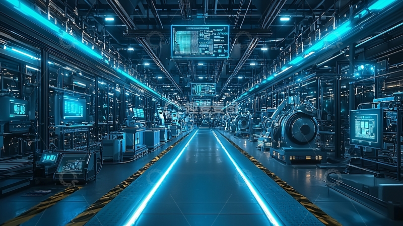 高清大图下载【趣麦麦图】未来科技工厂