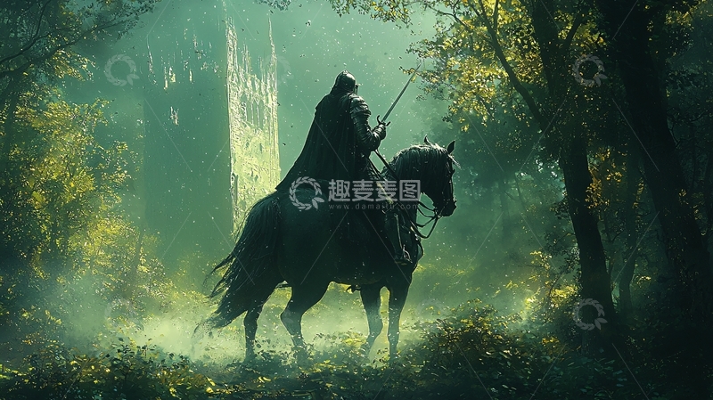 高清大图下载【趣麦麦图】骑士
