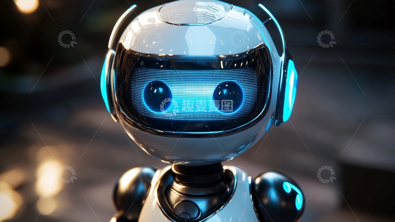 高清大图下载【趣麦麦图】未来感机器人