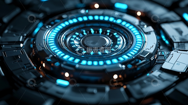 高清大图下载【趣麦麦图】未来科技感机械装置