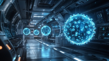 未来科技感病毒