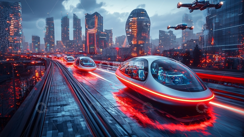 高清大图下载【趣麦麦图】未来都市