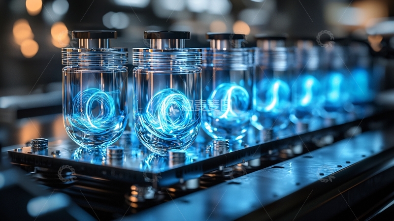 高清大图下载【趣麦麦图】蓝色液体