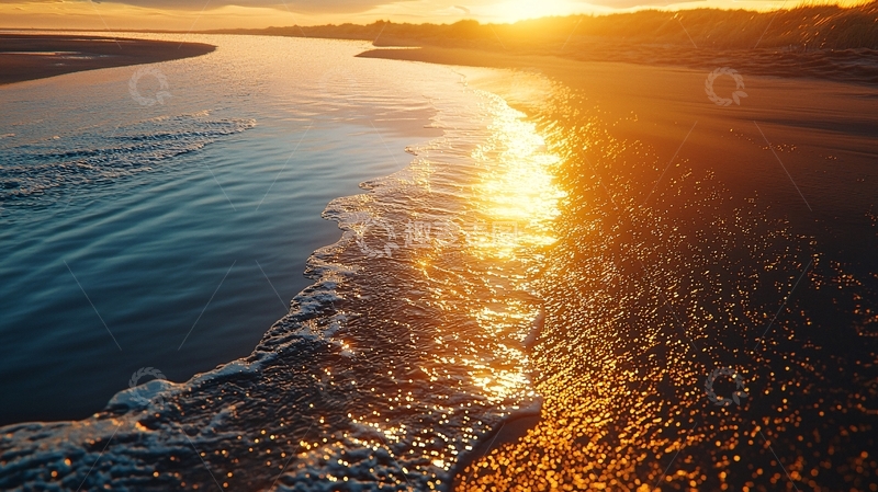 高清大图下载【趣麦麦图】日出海滩景色3