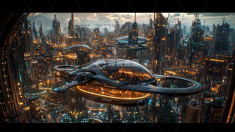 高清大图下载【趣麦麦图】未来都市