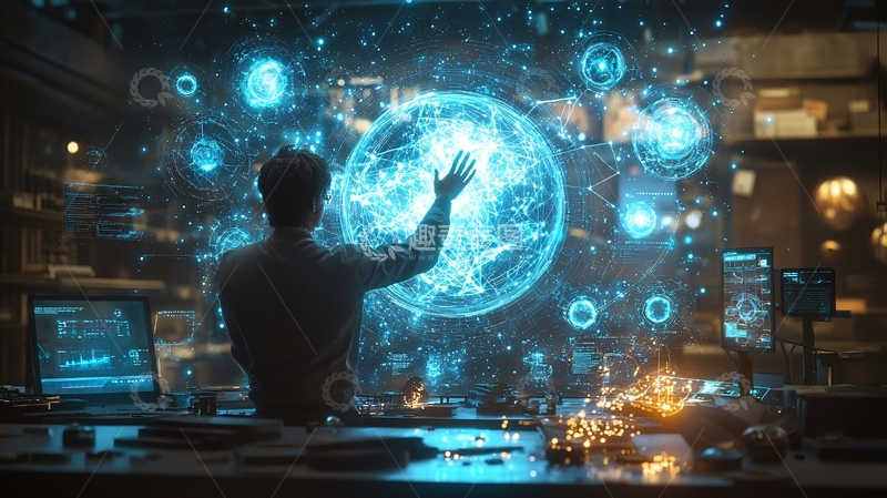 高清大图下载【趣麦麦图】未来科技