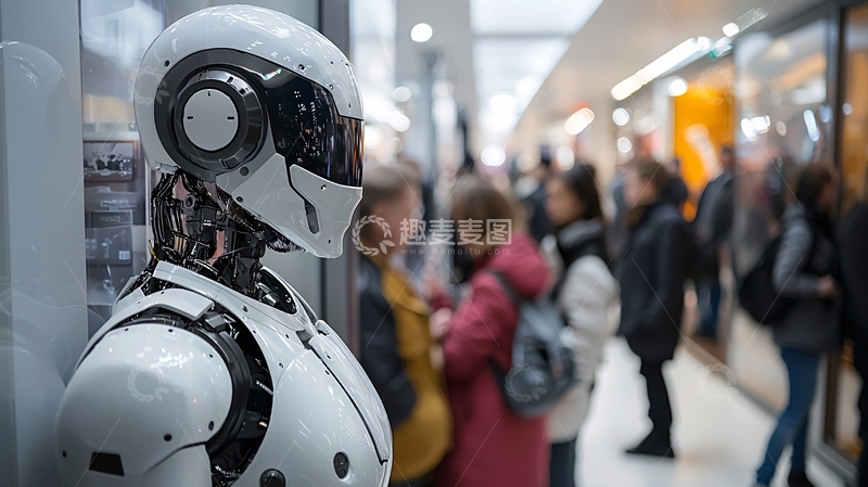 高清大图下载【趣麦麦图】未来机器人