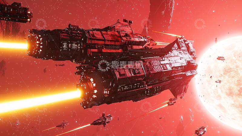高清大图下载【趣麦麦图】宇宙战舰