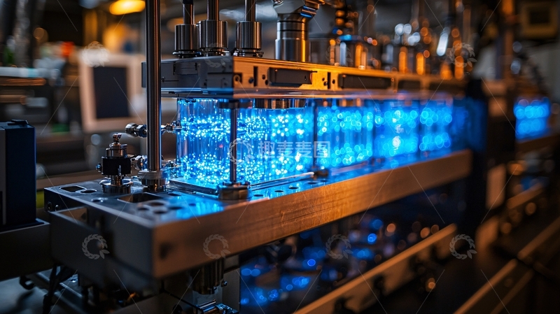 高清大图下载【趣麦麦图】自动化灌装生产线