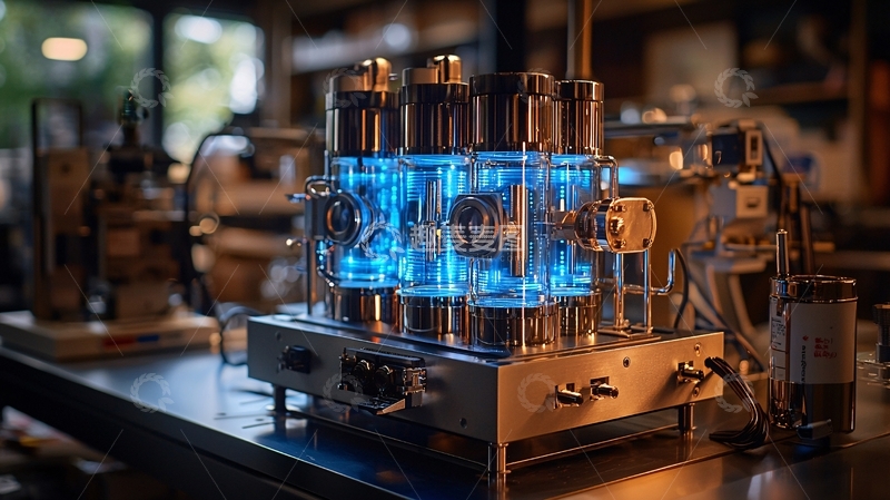 高清大图下载【趣麦麦图】蒸汽朋克风格咖啡机