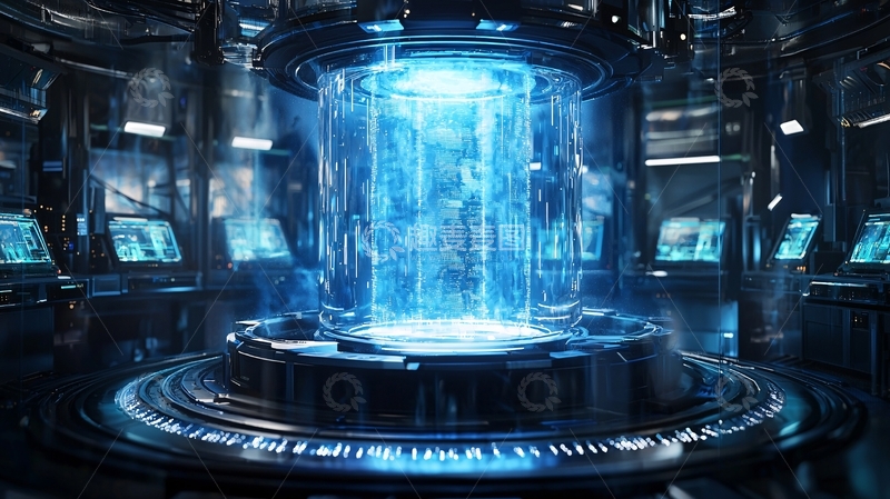 高清大图下载【趣麦麦图】科幻未来科技实验室