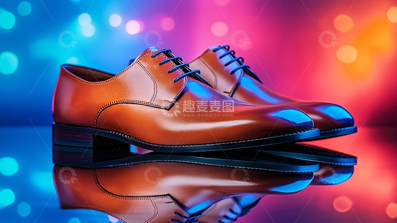 高清大图下载【趣麦麦图】光面皮鞋