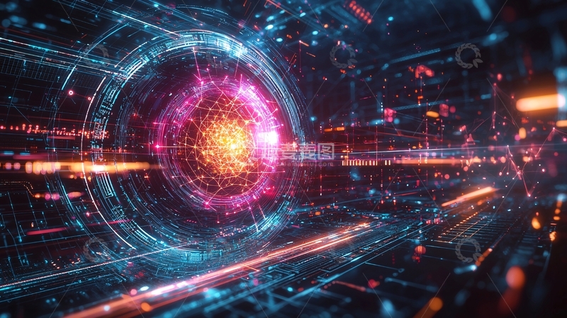 高清大图下载【趣麦麦图】科技感未来空间