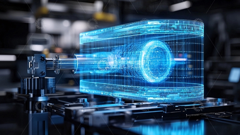 高清大图下载【趣麦麦图】未来科技感引擎展示