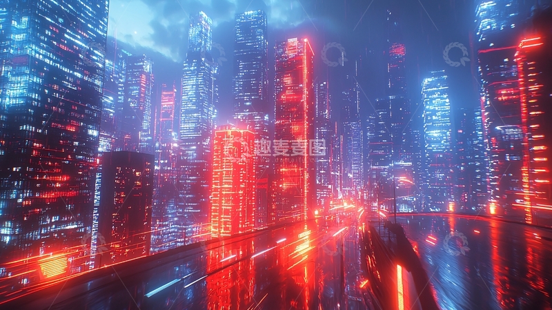 高清大图下载【趣麦麦图】未来都市