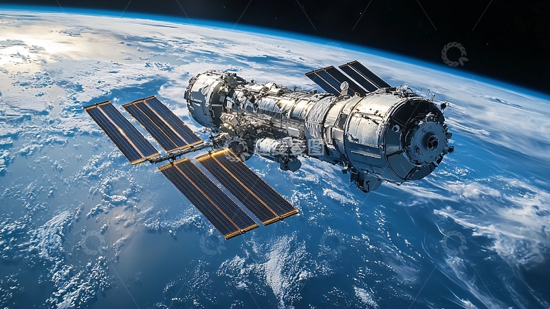 高清大图下载【趣麦麦图】太空站