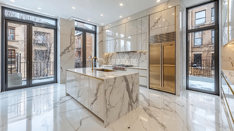 高清大图下载【趣麦麦图】现代轻奢厨房