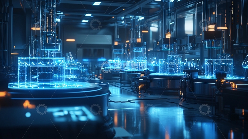 高清大图下载【趣麦麦图】未来科技实验室