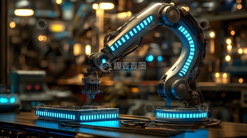 高清大图下载【趣麦麦图】工业机器人手臂14