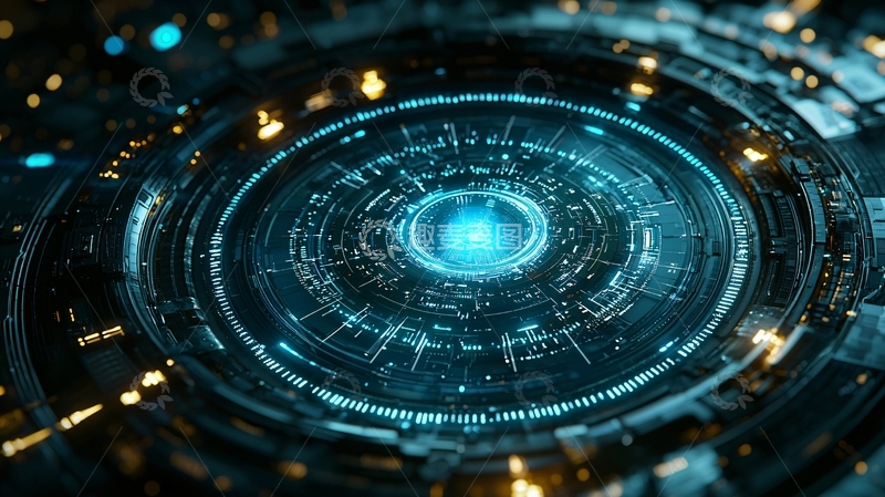 高清大图下载【趣麦麦图】未来科技核心