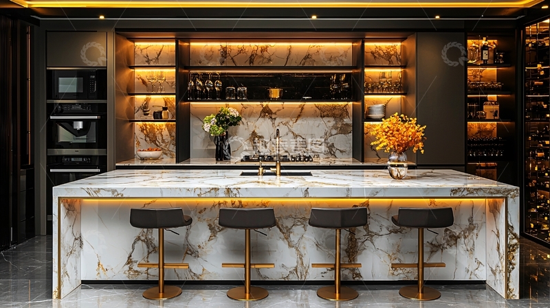 高清大图下载【趣麦麦图】高端酒柜吧台设计