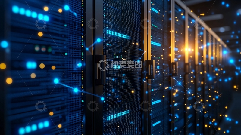高清大图下载【趣麦麦图】服务器机房