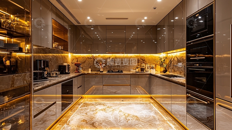 高清大图下载【趣麦麦图】奢华现代厨房设计