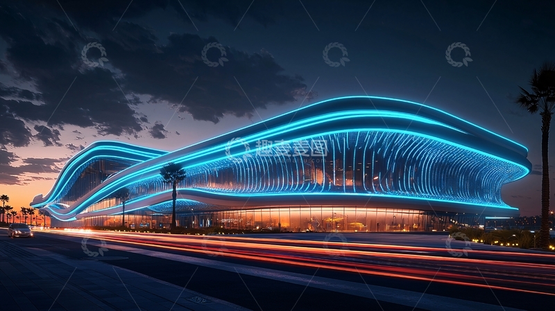 高清大图下载【趣麦麦图】夜景建筑