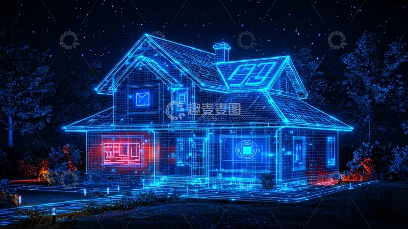 高清大图下载【趣麦麦图】智慧家居