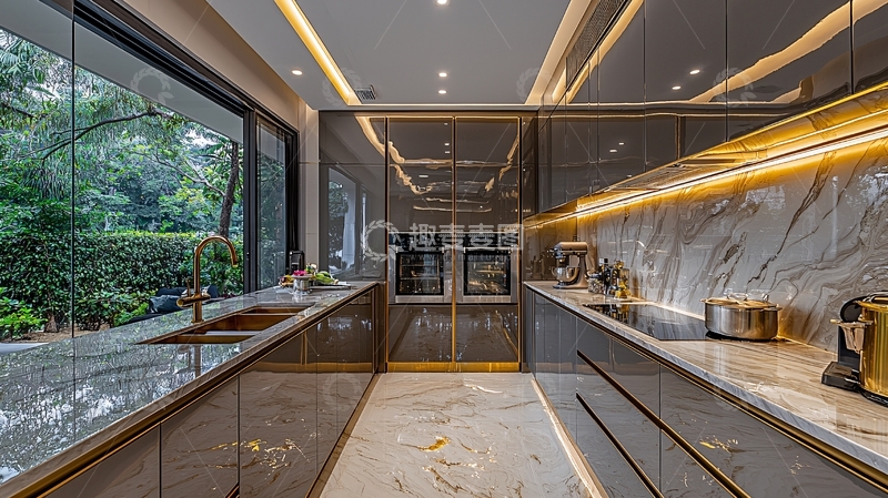 高清大图下载【趣麦麦图】现代奢华厨房设计