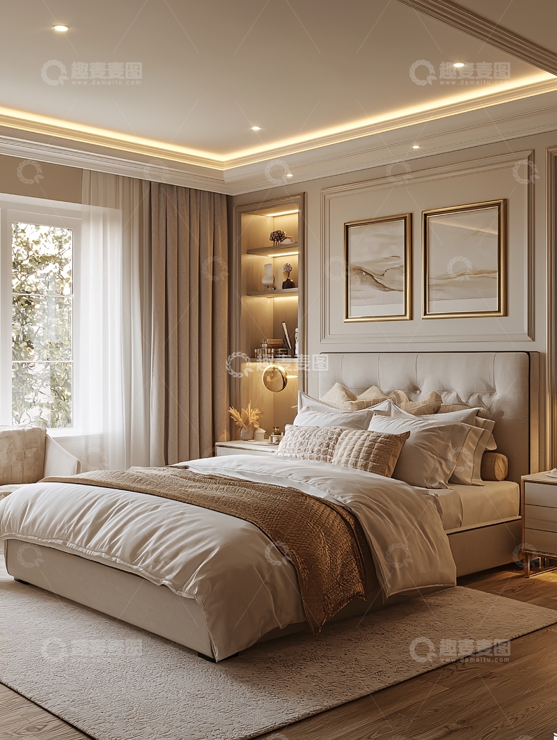 高清大图下载【趣麦麦图】轻奢卧室设计