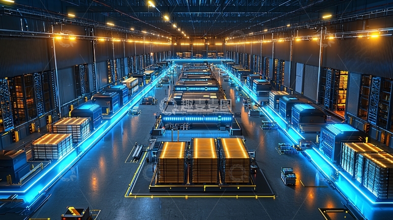 高清大图下载【趣麦麦图】未来科技感工厂