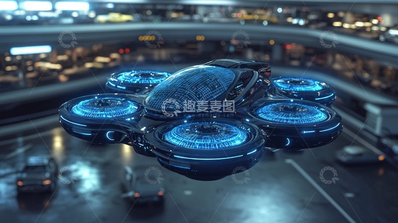 高清大图下载【趣麦麦图】未来飞行器