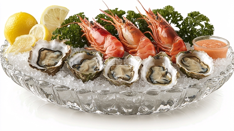 高清大图下载【趣麦麦图】冰镇海鲜拼盘