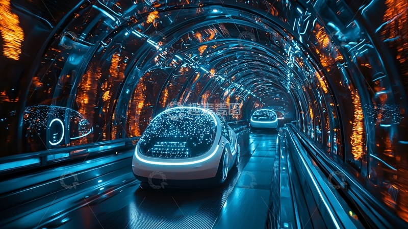 高清大图下载【趣麦麦图】未来科技感隧道