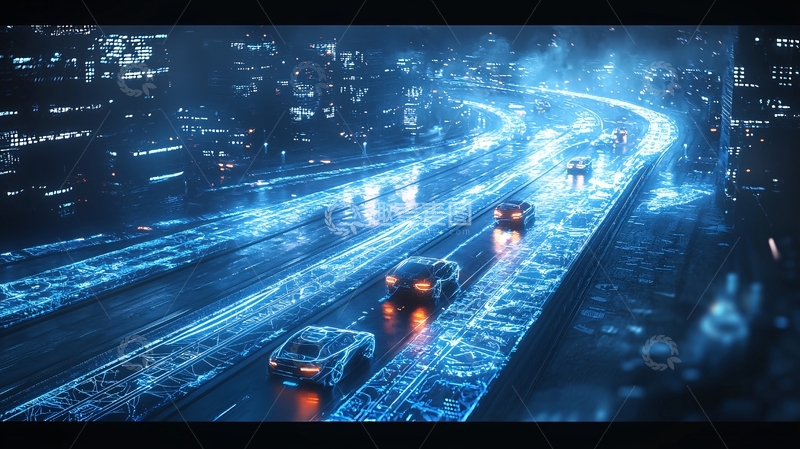 高清大图下载【趣麦麦图】未来科技感城市高速公路