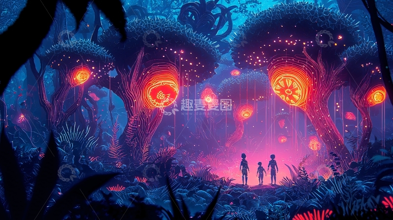 高清大图下载【趣麦麦图】梦幻森林