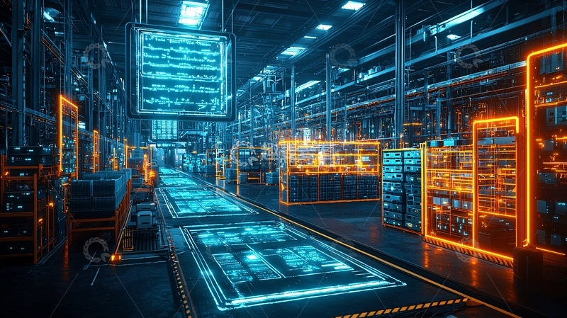 高清大图下载【趣麦麦图】未来科技感工厂