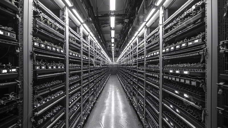 高清大图下载【趣麦麦图】服务器机房走廊