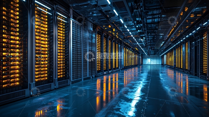 高清大图下载【趣麦麦图】数据中心机房内部