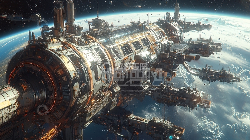 高清大图下载【趣麦麦图】太空飞船