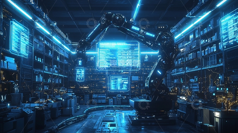 高清大图下载【趣麦麦图】未来科技实验室